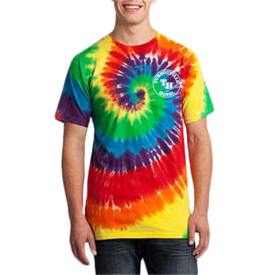 Turbotville Hotel Tie Dye Adult Unisex T-Shirt - Tie Dye Tee Thumbnail