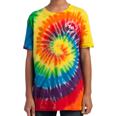 Youth Turbotville Hotel Tie Dye Unisex T-Shirt - Youth Tie Dye Tee Thumbnail